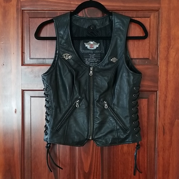 Harley-Davidson Jackets & Blazers - Harley Davidson leather motorcycle vest